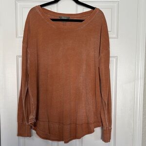 Natural Reflections Terracotta Long Sleeve Top